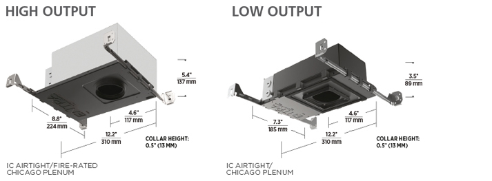 Entra 3 LED Adjustable Housings
